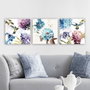 Wallity DRPRC9012 Conjunto de 3 Pinturas Decorativas en Lienzo Multicolor